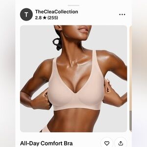 Seamless Support Bra in Cream